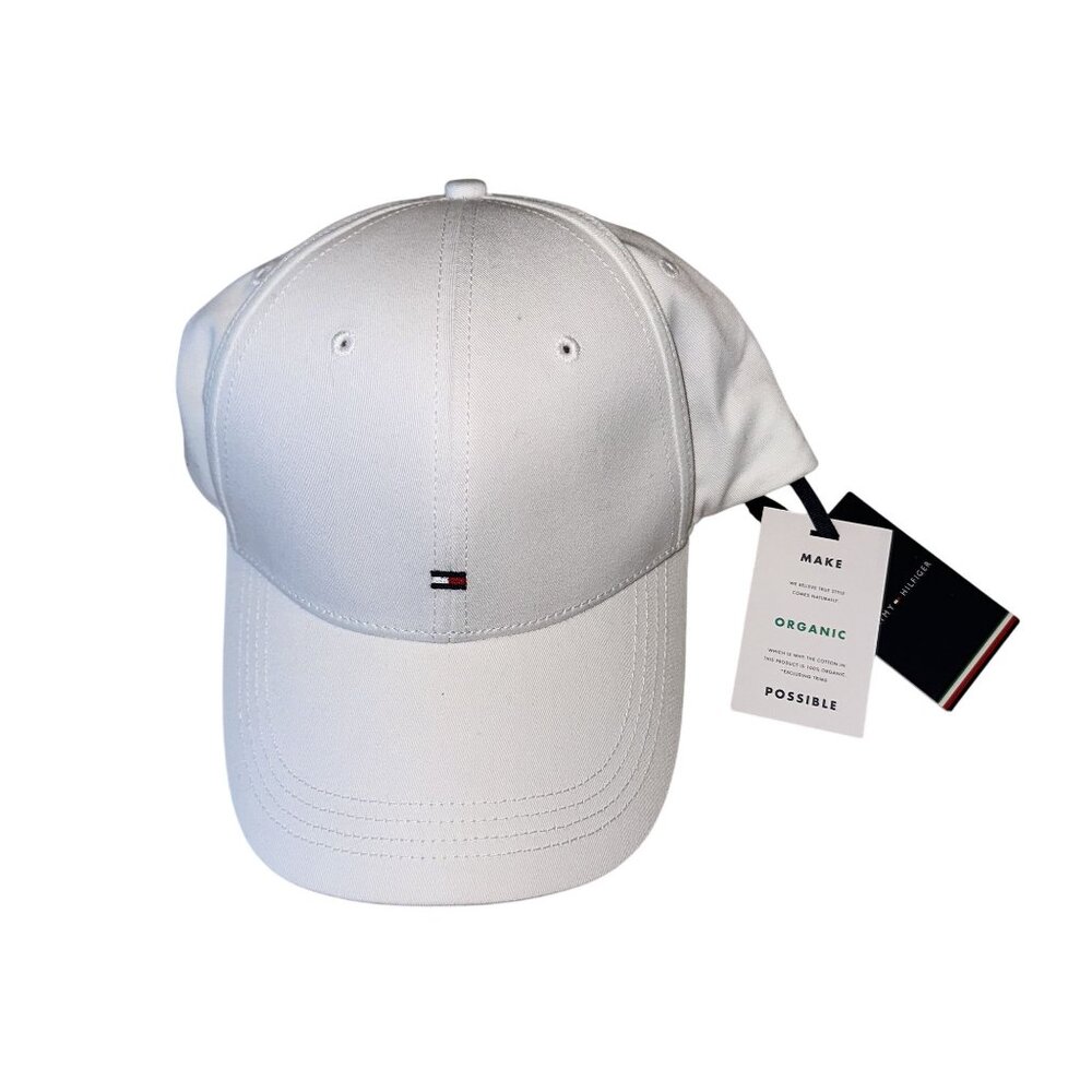 NWT Tommy Hilfiger Flag Embroidered Classic Baseball Cap Men's One Size OS